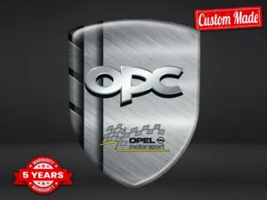 OPC Autocollants Arrière Auto Style Course Personnalisé